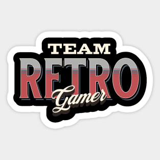 Team Retro Gamer Sticker